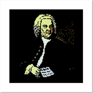 J.S. Bach 8-Bit Pixel Art Posters and Art